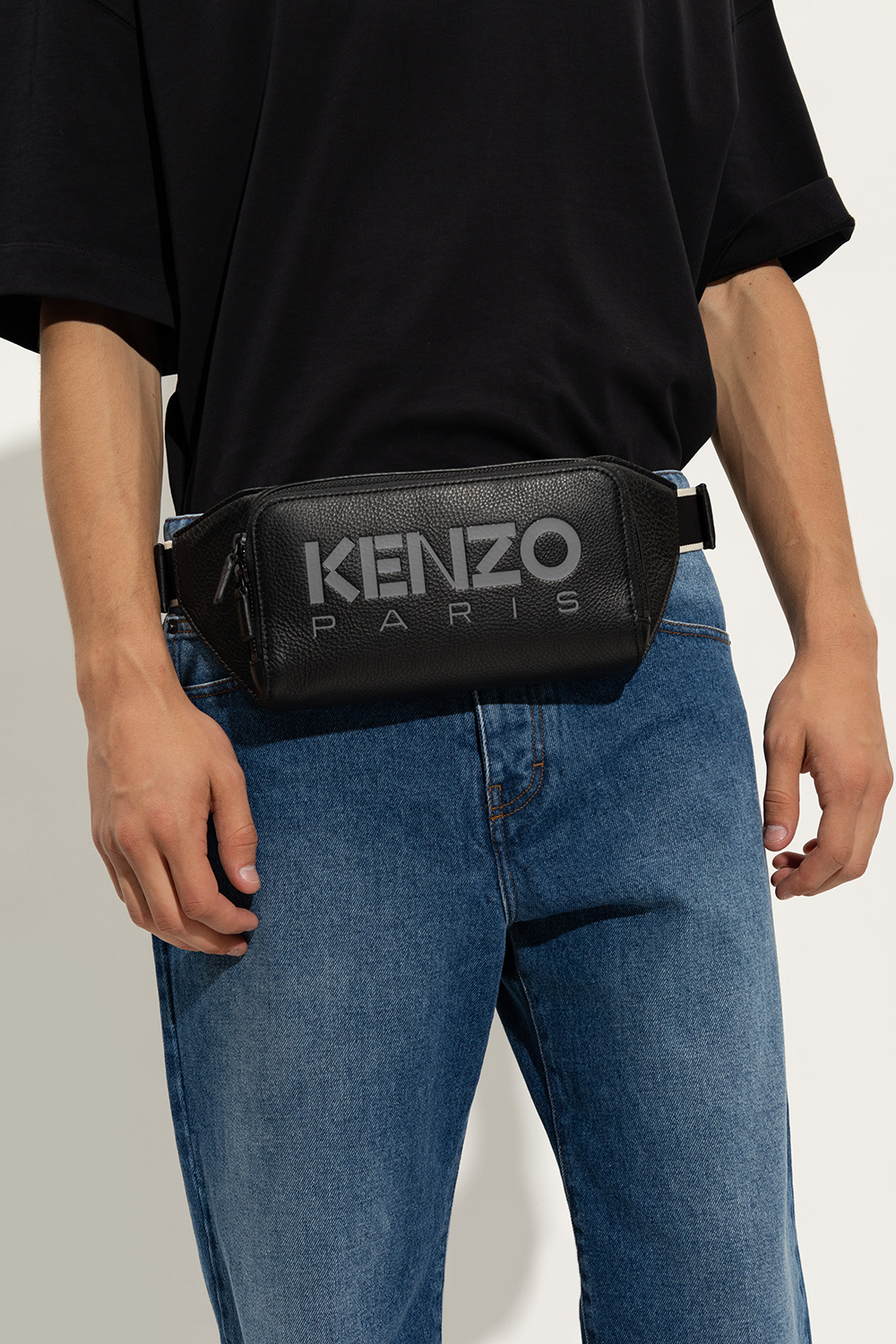 Kenzo logo belt discount bag